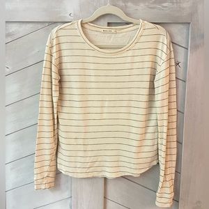 Marine Layer / Striped Long Sleeve Crew Neck / XS